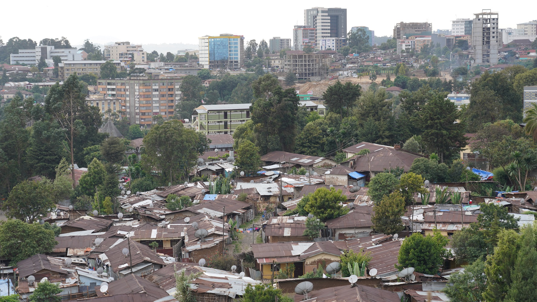 DTH homes in Addis Ababa, Ethiopia 