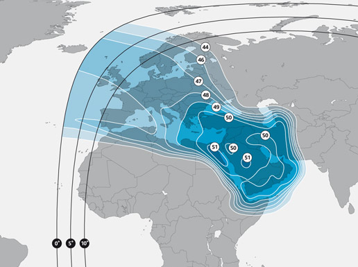 NSS-12 Middle East and Europe