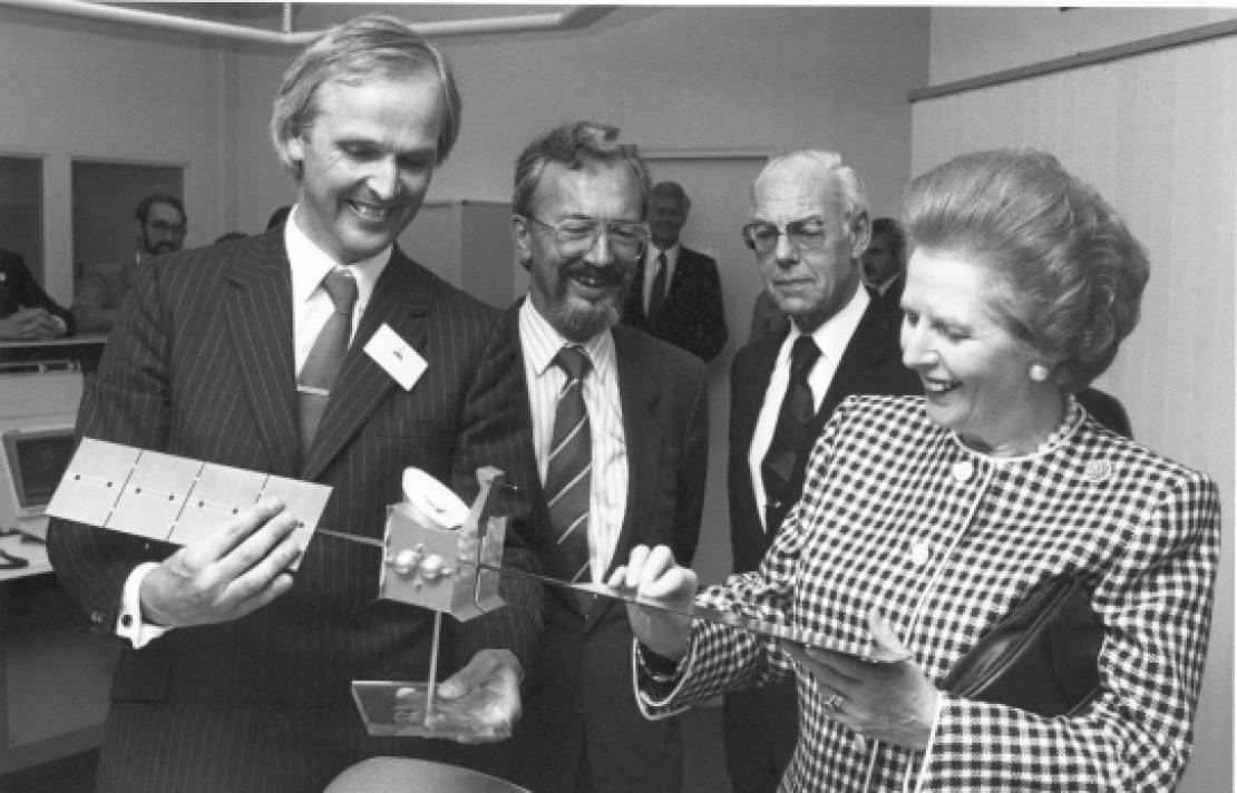 Margaret Thatcher visits Betzdorf