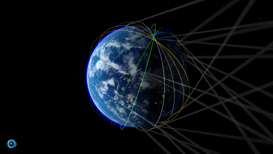 NorthStar space infrastructure - SSA - 24 beam_ GEO View with icon