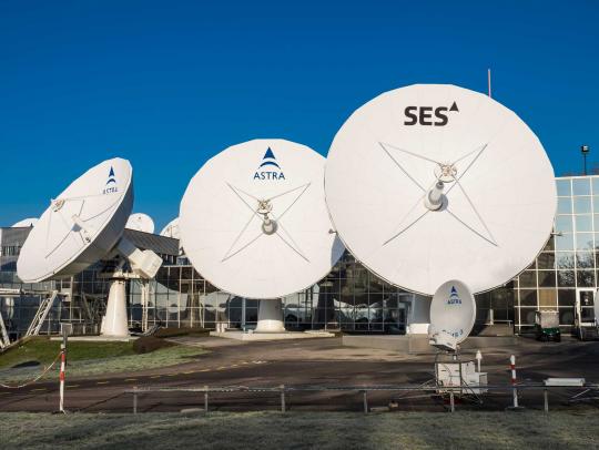 SES antennas