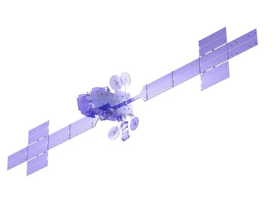Image of a GEO satellite