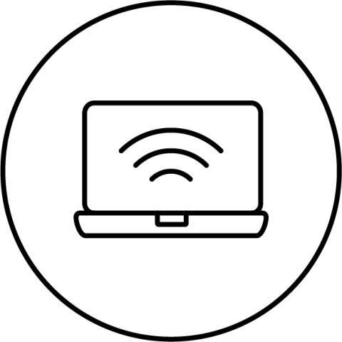 Laptop wifi icon