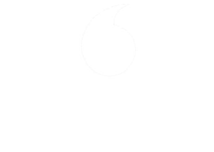 Vodafone white logo