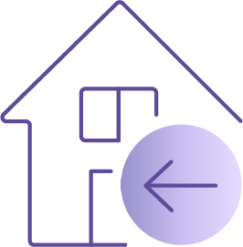 Home icon with an arrow indicating DTH signal reception.