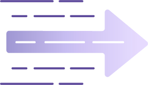 Image of fast arrow indicating high speed.