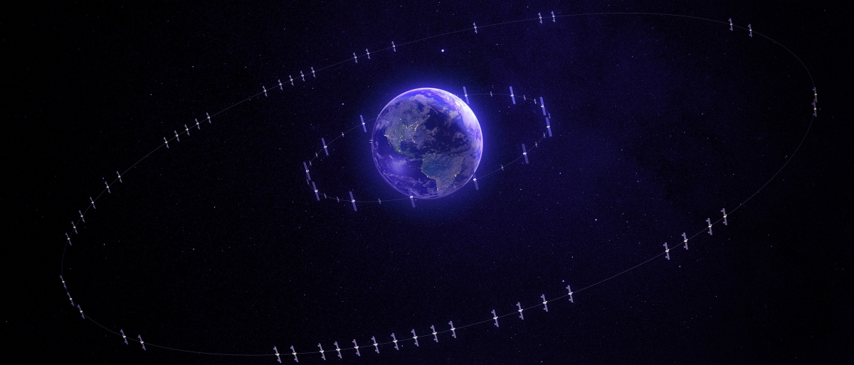 Image of LATAM GEO orbiting earth.