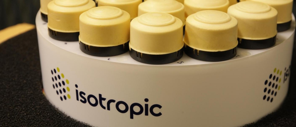 Image of an Isotropic Systems terminal with dome-shaped antenna modules