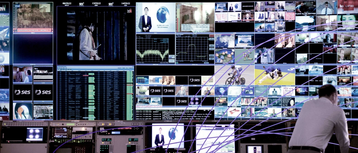 television control room