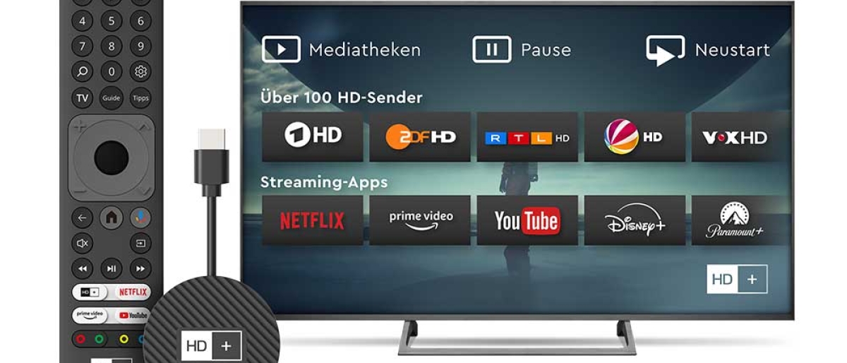 Image of a television and remote controller