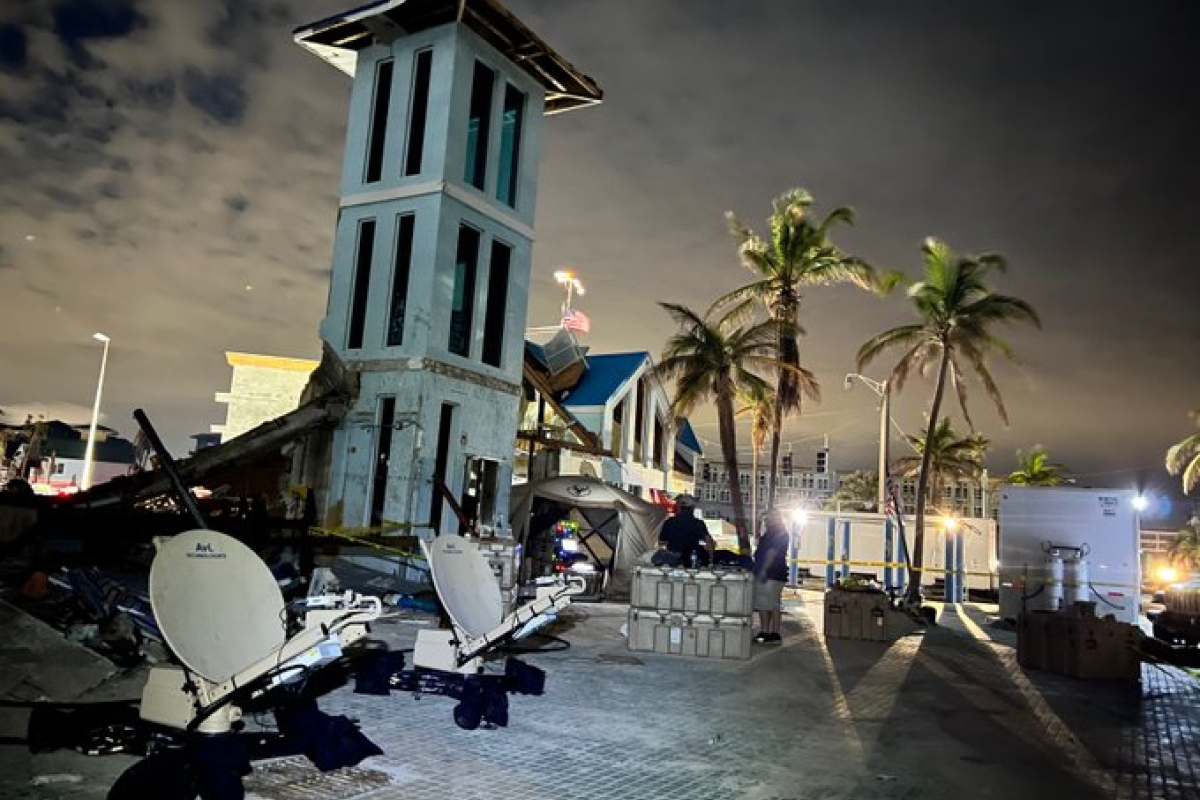 O3b Service Deployed for Hurricane Ian