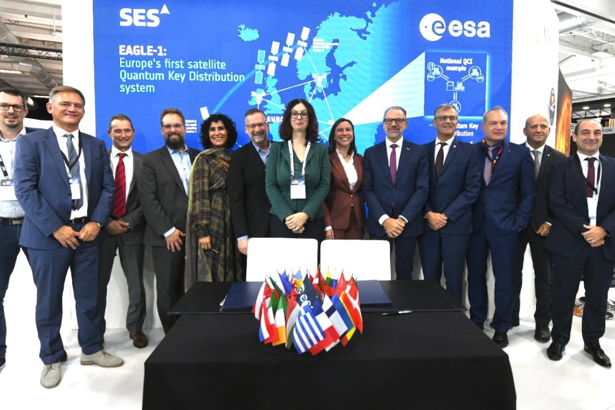 SES Selects Arianespace to Launch EAGLE-1 Satellite for Europe’s Quantum Cryptography 