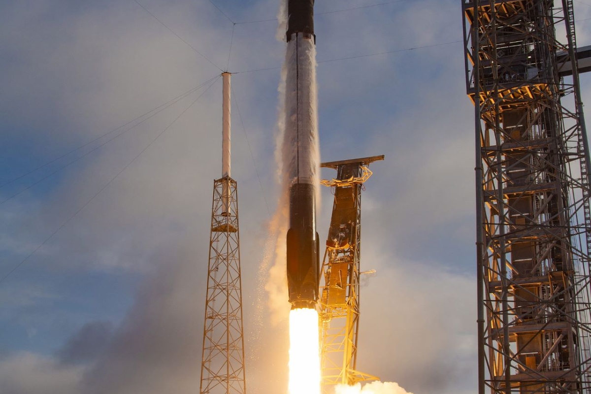 launch of SES satellites from Falcon 9 rocket