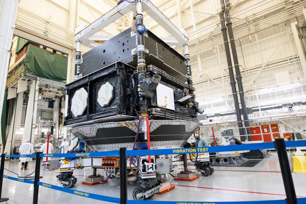 Boeing facility mechanical vibration testing