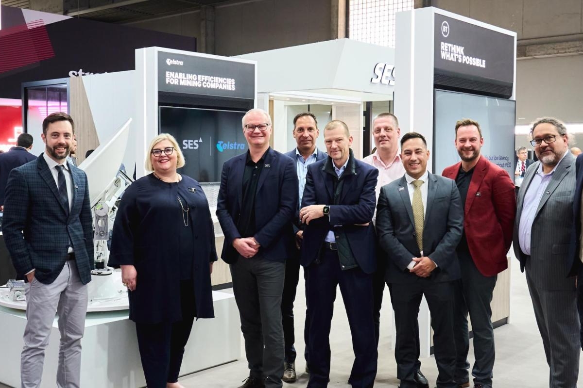 A group photo taken at an event