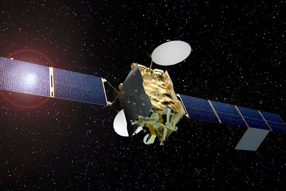 SES-11 3D rendition in space