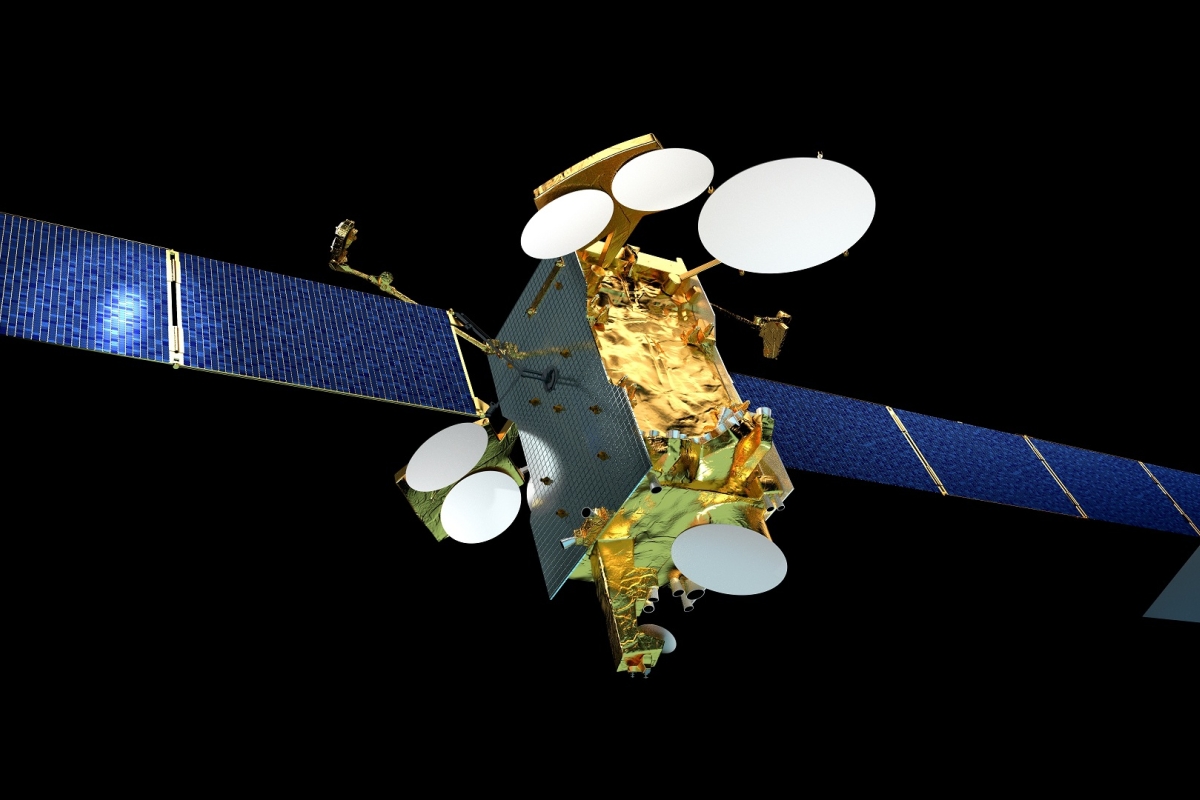 SES-14 3D rendition in space
