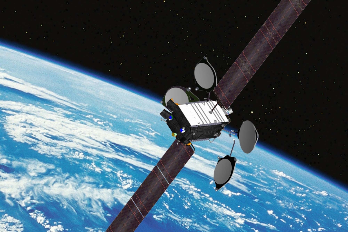 SES-15 3D rendition above Earth