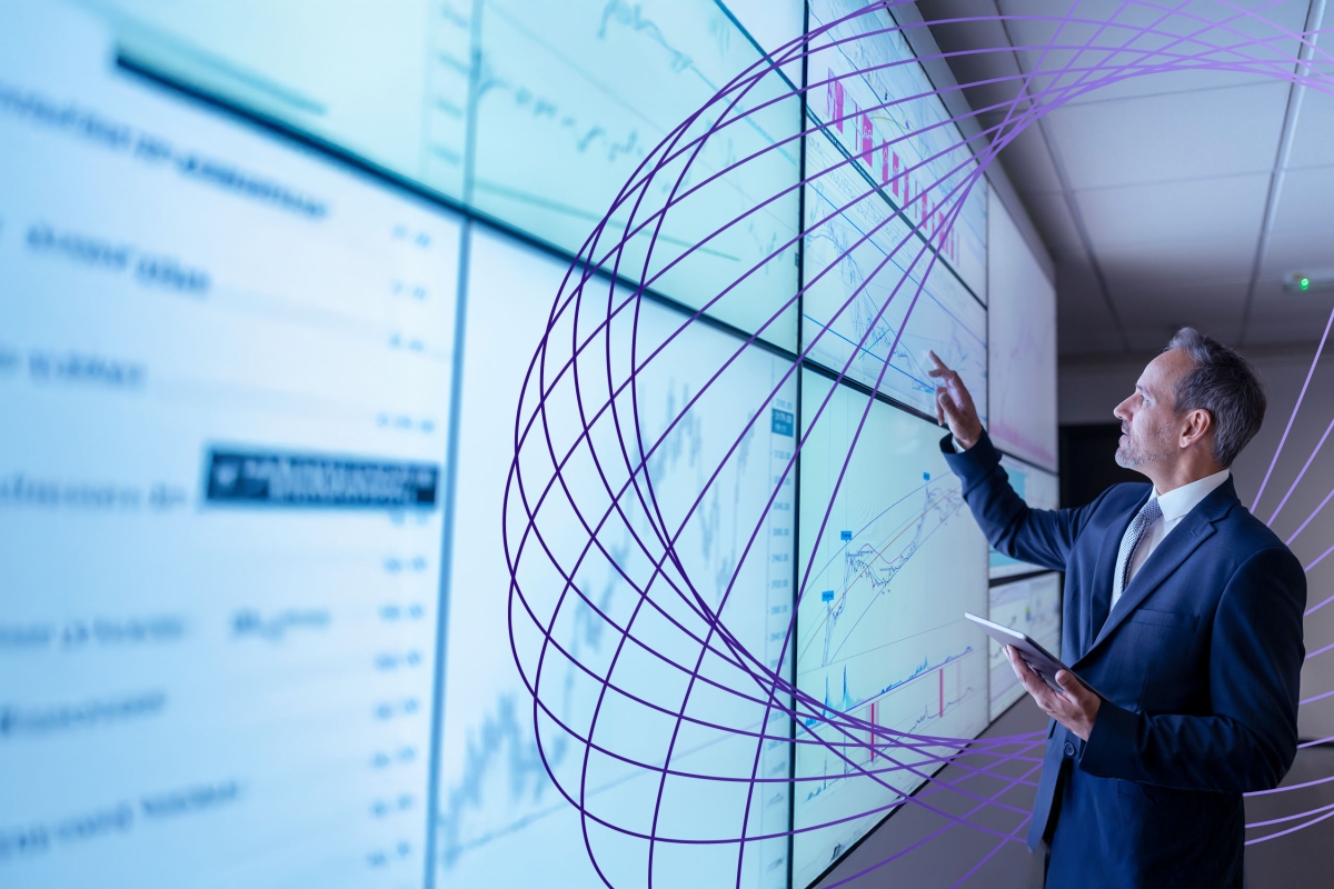 office worker at whiteboard