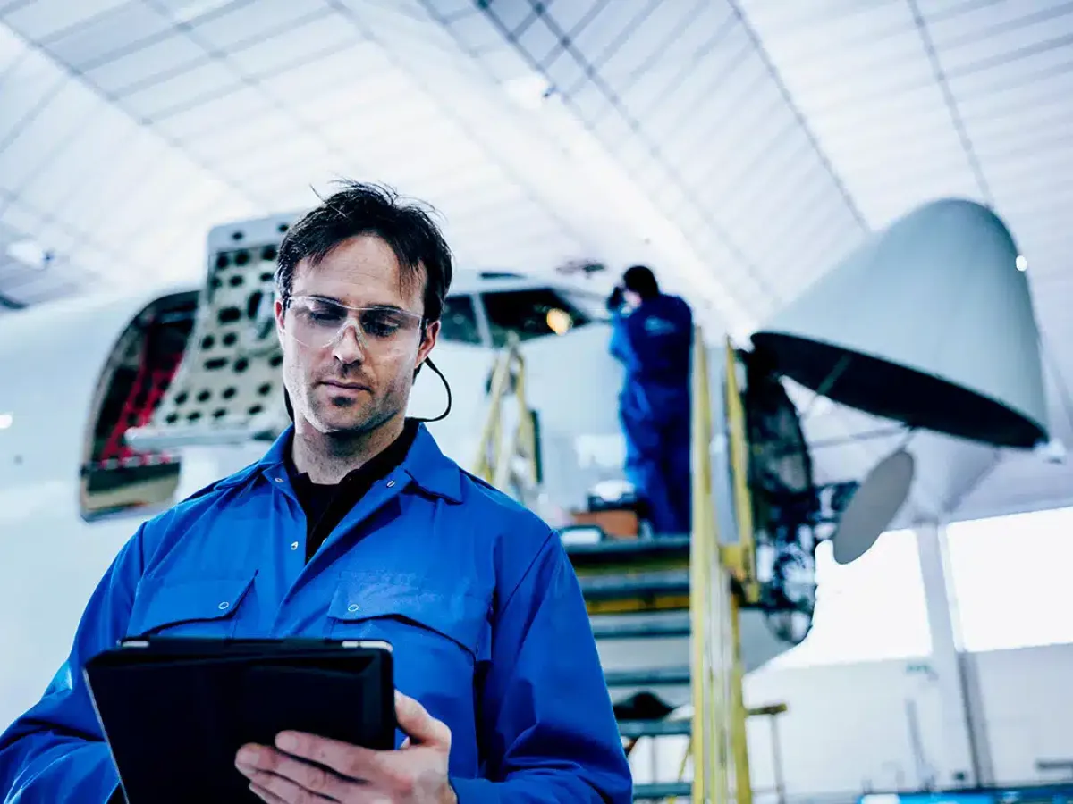 Aircraft Engineering performing maintenance