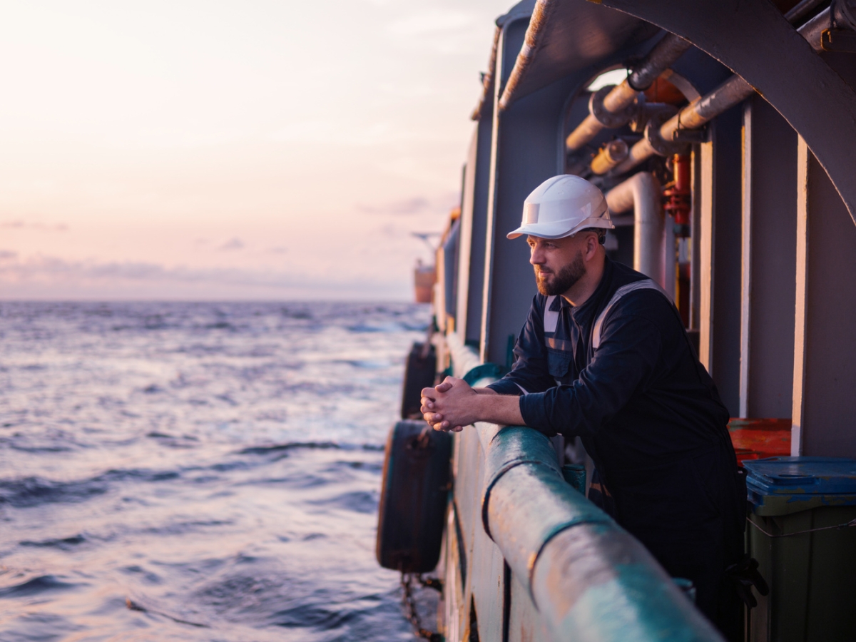 Offshore Oilrig worker