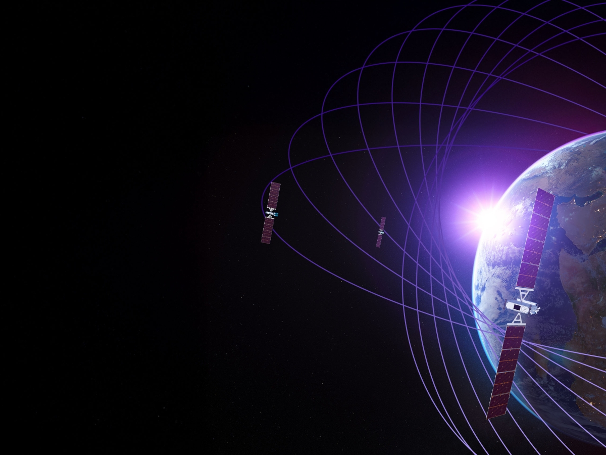 satellite in orbit