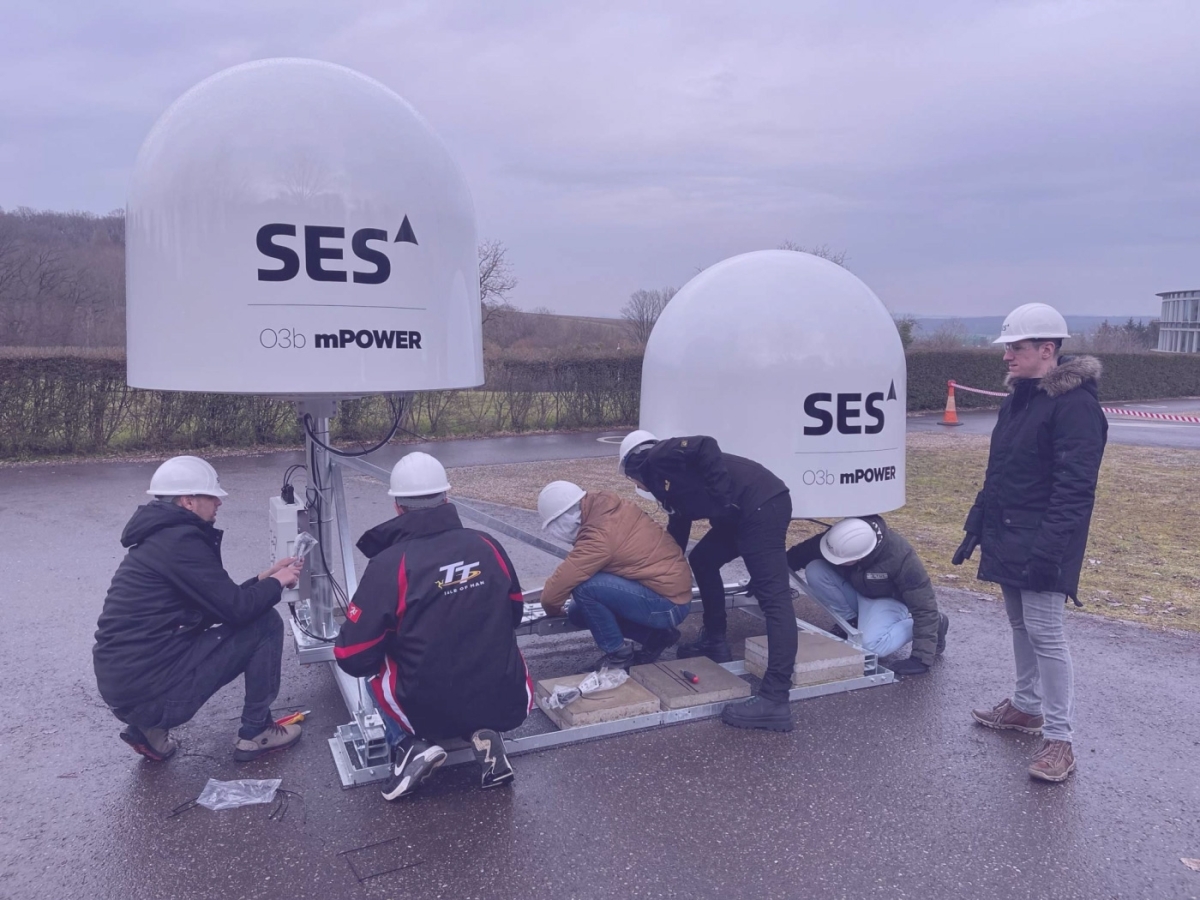 O3b mPOWER Antenna Installation