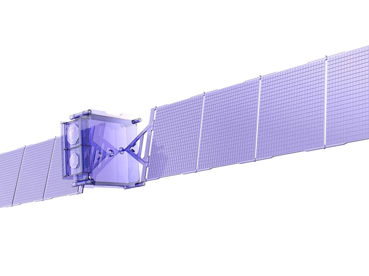 MEO satellite rendering